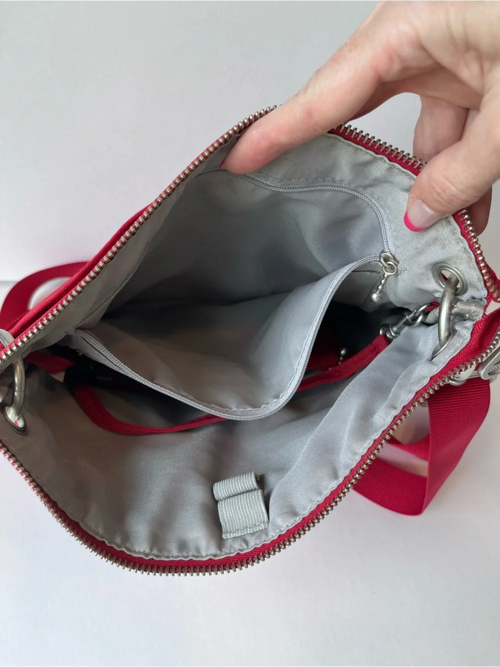 Baggallini Red Crossbody Travel Bag